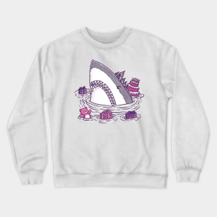 Birthday Princess Shark Crewneck Sweatshirt